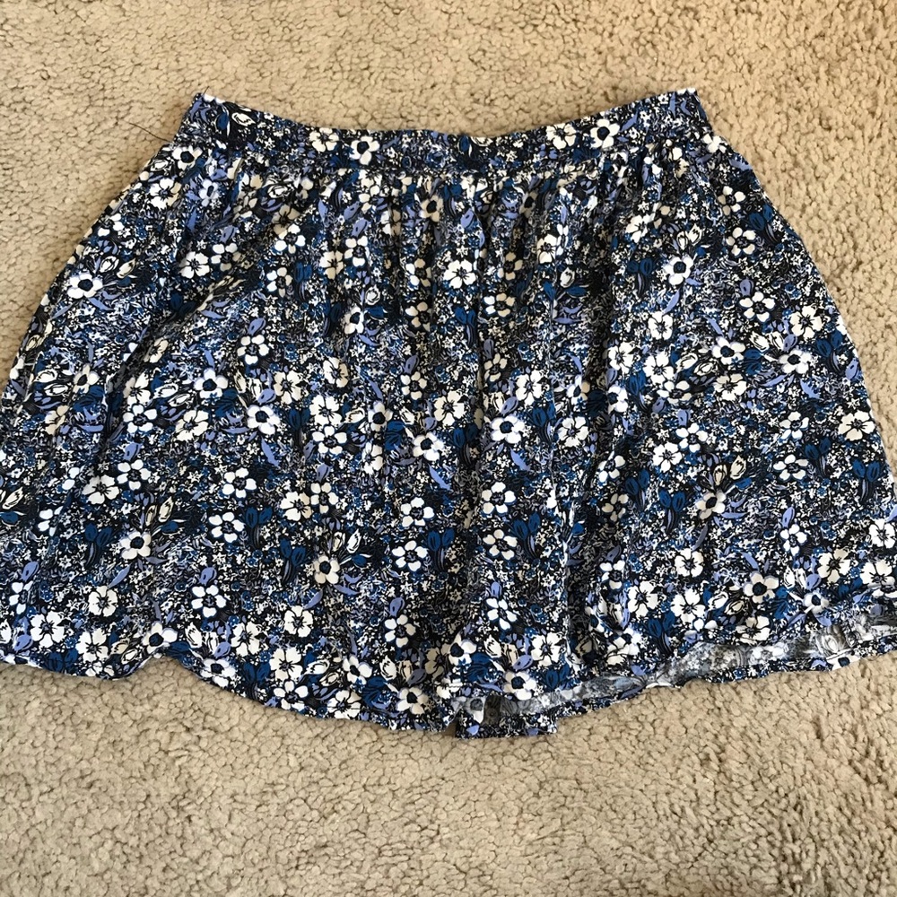 F21 Floral Skirt